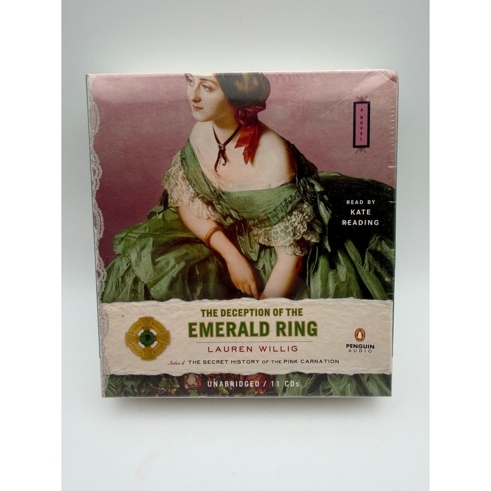 The Deception of the Emerald Ring Lauren Willig Unabridged 11 CD Audiobook New
